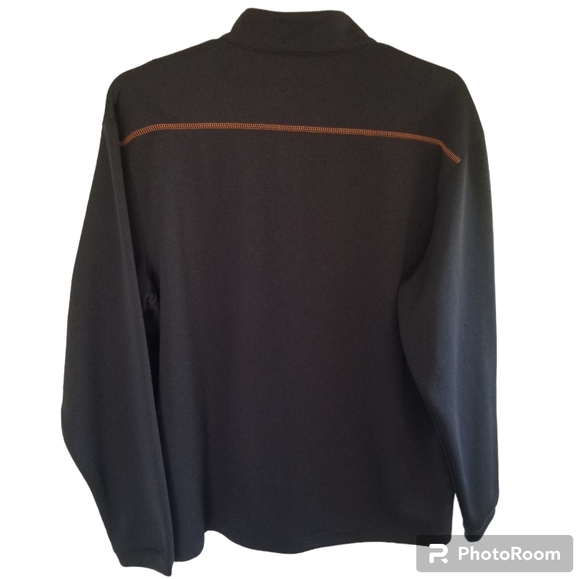 Men's Pebble Beach performance 3/4 zip pullover, sz LG Made in Jordan - Picture 2 of 6